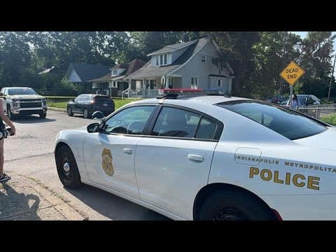 Suspect accused of killing woman dies after being shot by police on Indy's near northwest side