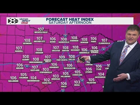 DFW Weather | Heat advisory in effect through Saturday, 14 day forecast
