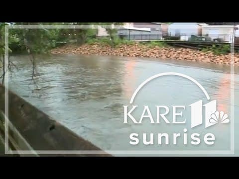 Storm flooding closes roads near Minnesota rivers and waterways
