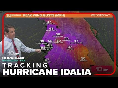 Tracking the Tropics: 8 a.m. Aug 30 | Idalia is here. Now what?