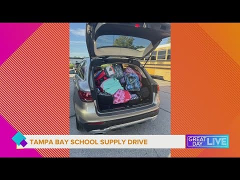 Tampa Bay school supply drive