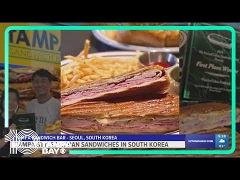 Tampa-style Cuban sandwich widely celebrated in South Korea