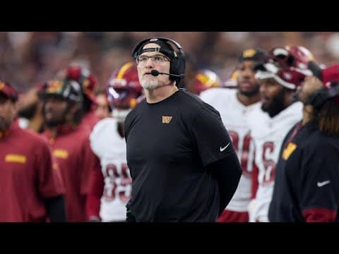 WATCH: Commanders Head Coach Dan Quinn talks to reporters at NFL Combine