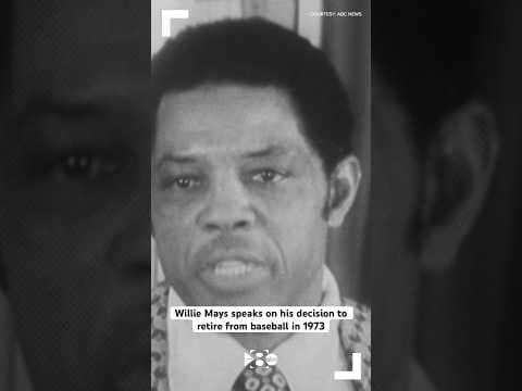 Willie Mays speaks on his decision to retire from baseball in 1973