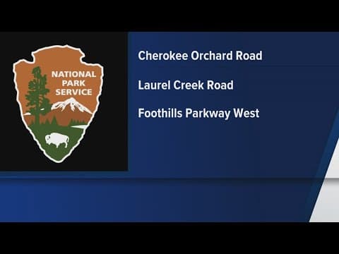 Multiple roads closed in the Smokies due to high winds