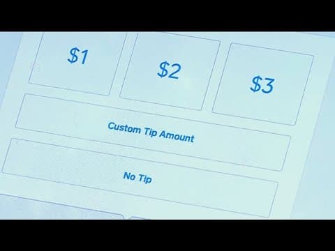 Tipping at self-checkout machines becoming more prevalent