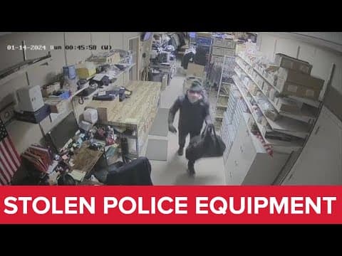 NOPD searching for man who stole police equipment, Crimestoppers offering $4K reward