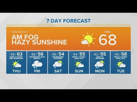 Morning fog, hazy sunshine | KING 5 Weather
