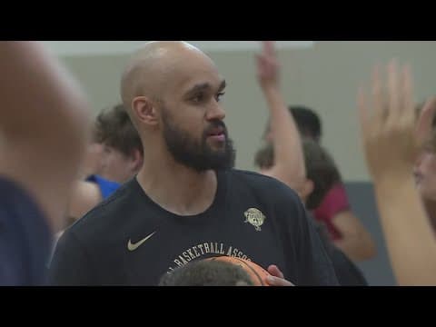 NBA championship winner Derrick White hosts youth basketball camp in Parker