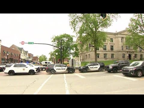 Deputy shoots and kills armed man outside the Hendricks County Courthouse