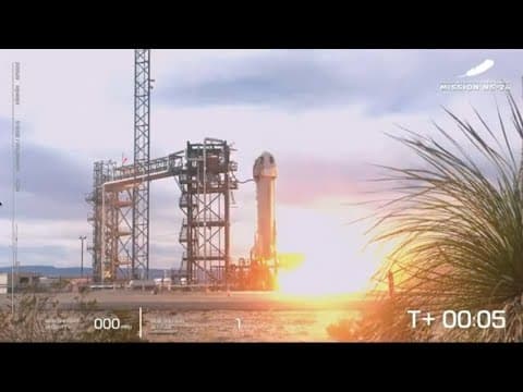 Jeff Bezos' Blue Origin launches first rocket since 2022 crash