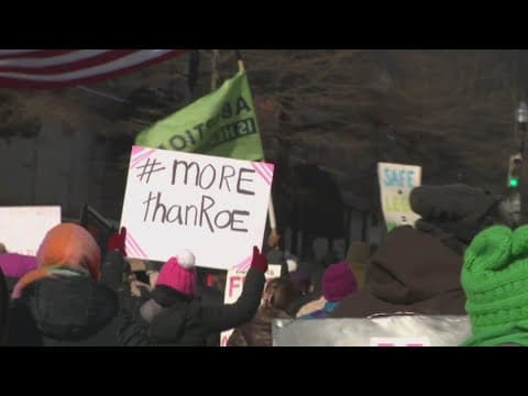 Hundreds Brace Frigid Temperatures for Women’s Rights March
