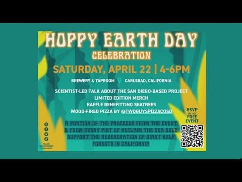 Burgeon Beer & SeaTrees partner for Hoppy Earth Day Celebration