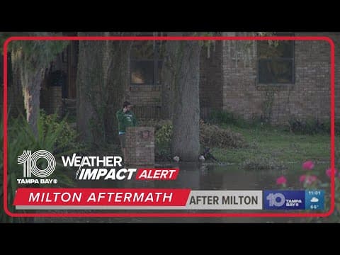 People in Dover still cut off by flooded roads a week after Milton