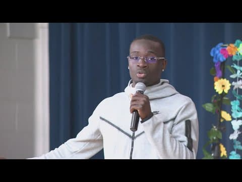 Commanders surprise elementary school students in Southeast DC | Get Uplifted