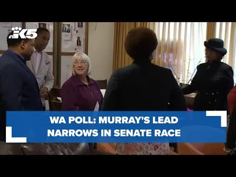 WA Poll: Murray's lead narrows in Senate race