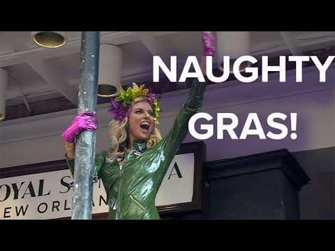 New Orleans Mardi Gras: Greasing of the poles
