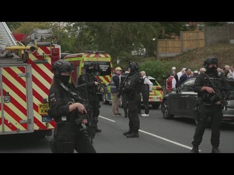 The attacker who killed 2 people and injured 3 at British synagogue is dead, police say