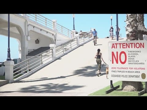 Concerns over skateboarders at Oceanside Pier