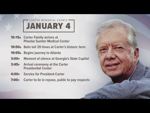 Former President Jimmy Carter funeral plans set
