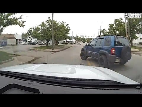 Dashcam video shows Columbus police cruiser crash while responding to Mifflin Twp. shooting