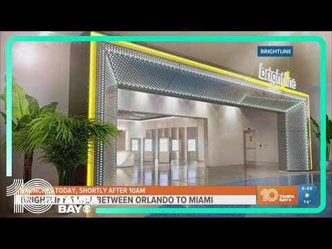 Brightline high-speed train set to start service connecting Miami to Orlando