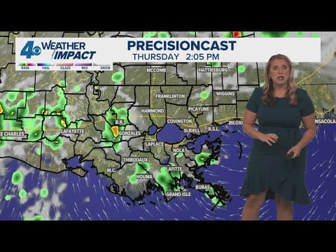 New Orleans Weather: Scattered rain and storms Friday and Saturday