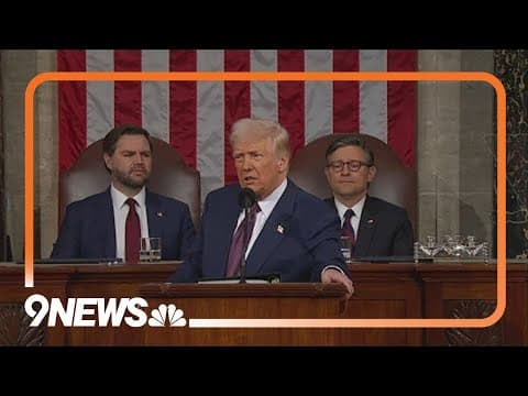 Trump repeats rallying cry about Aurora in first congressional address of 2nd term