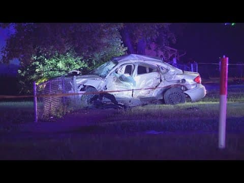 Speedway officer, 2 suspects injured in crash during northwest Indianapolis pursuit