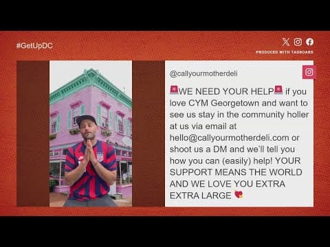 'Peace, love, and carbs' | Call Your Mother trying to save this DC location from closing