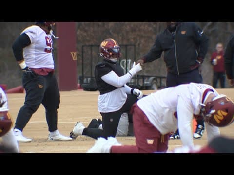 Jonathan Allen practices for the first time since tearing his pec muscle week six