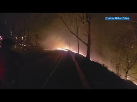 Crews fighting 165-acre Cherokee National Forest wildfire in Cocke County