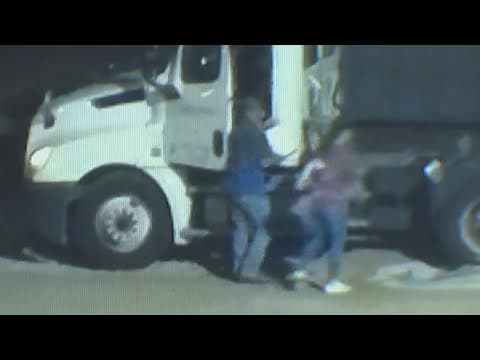 Garland police looking for semi-truck thief