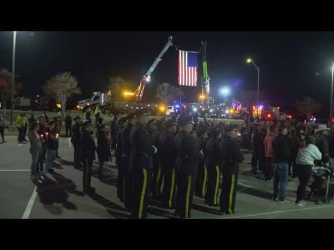 Funeral planned for fallen Terrell officer Jacob Candanoza