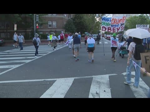 DC residents hold Freedom Run against federal surge on Labor Day