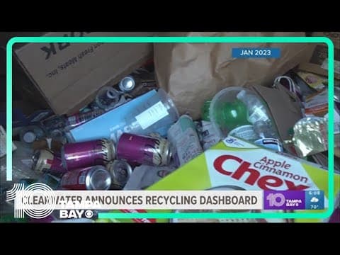 City of Clearwater launches new recycling dashboard to show data to residents