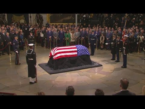 Body of Jimmy Carter lies in state at U.S. Capitol
