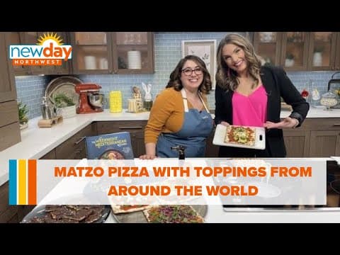 Matzo pizza with toppings from around the world - New Day NW