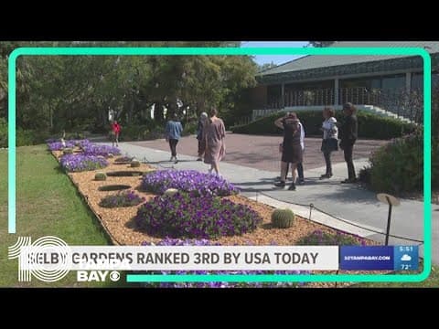 Selby Gardens ranked 3rd best botanical garden in country