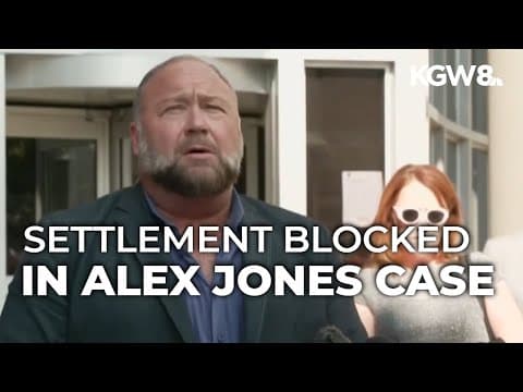 US judge blocks Alex Jones' Sandy Hook settlement over defamation cases