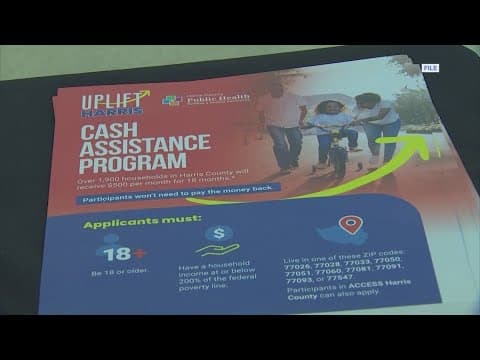 Harris County leaders release new version of guaranteed income program