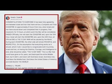 Ceasefire status is unclear after Israel reports continued missiles from Iran