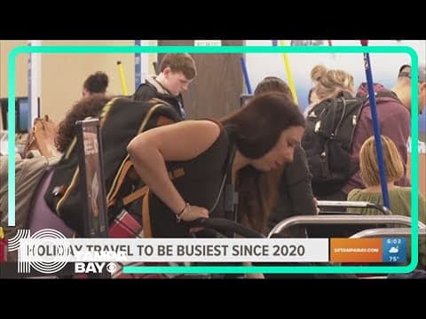 Holiday travel to be the busiest since 2005