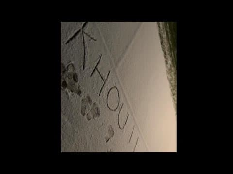 KHOU 11 written in snow