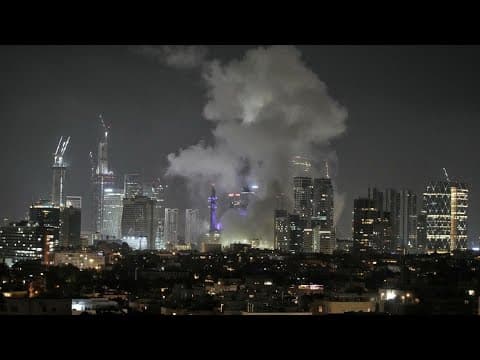 LIVE | Iran fires missiles toward Israel: Cameras show Downtown Tel Aviv