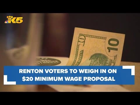 Renton voters to weigh in on $20 minimum wage proposal