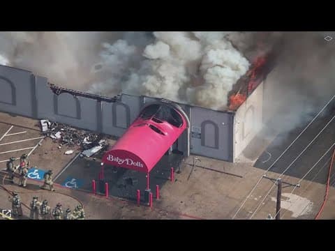 Baby Dolls adult entertainment club catches fire in Fort Worth