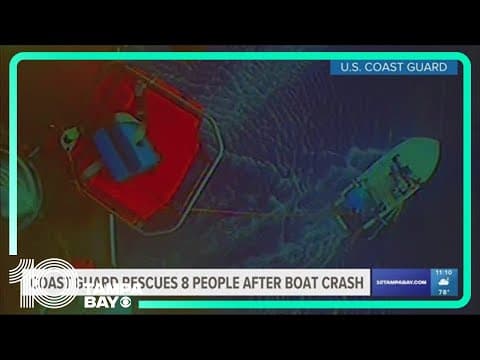 Coast Guard: 1 rescued in boat collision off coast of Sarasota