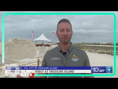 Sand sculptures take over Treasure Island for 'Sanding Ovations'