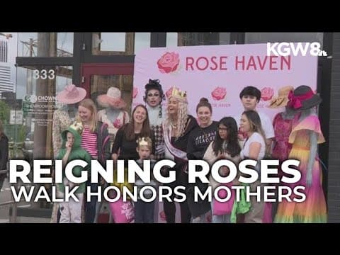 Reigning Roses walk honors mothers, raises funds for women facing homelessness
